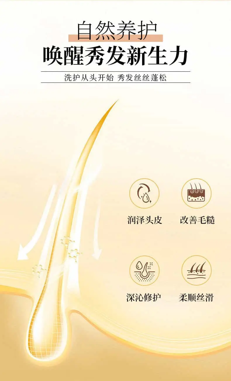 么诗香氛洗护沐套装300ml 男女士通用香水洗发水沐浴露护发素套装(图3)